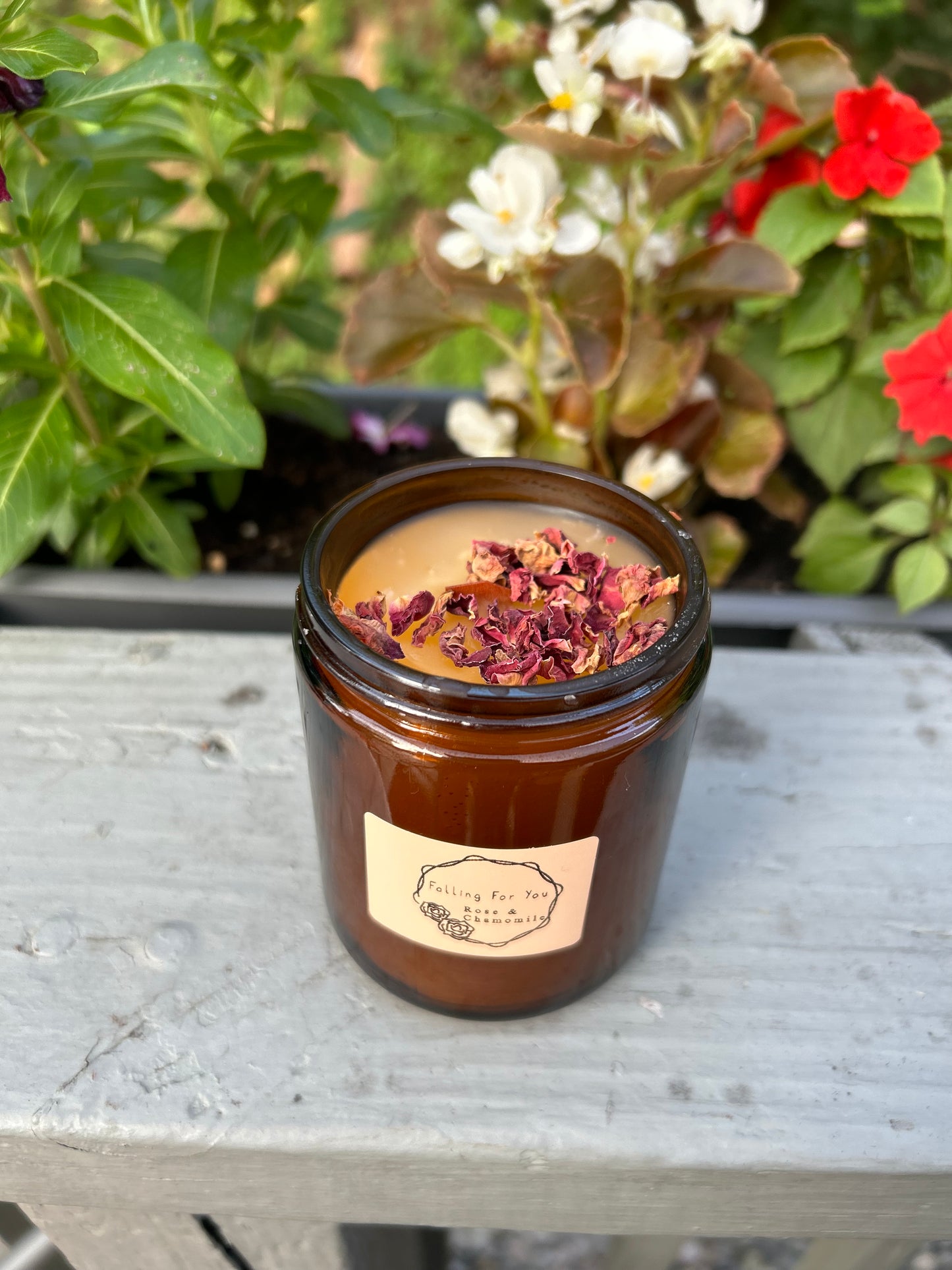 Falling For You (Rose & Chamomile) 8oz Jar [MADE TO ORDER]