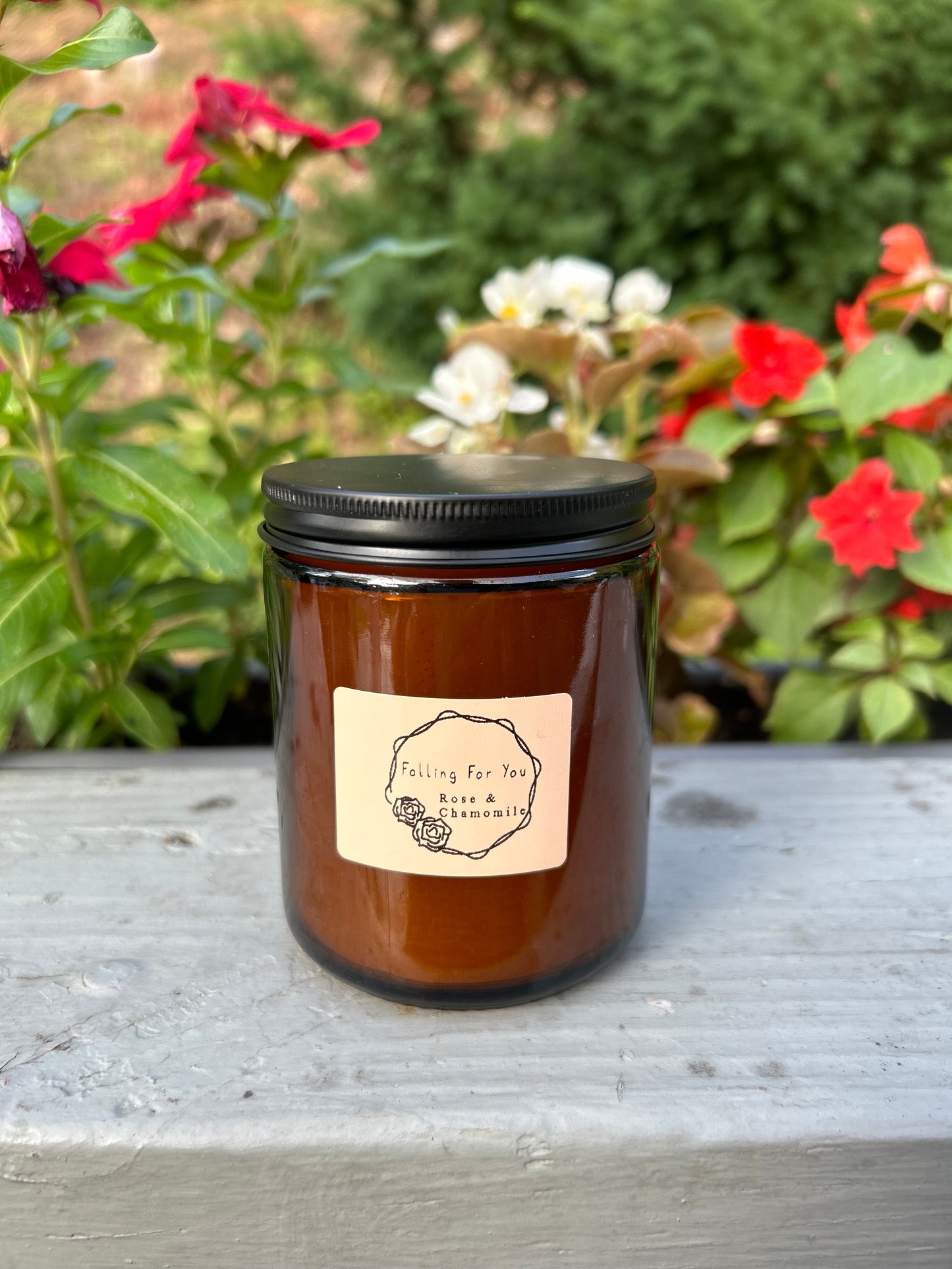 Falling For You (Rose & Chamomile) 8oz Jar [MADE TO ORDER]