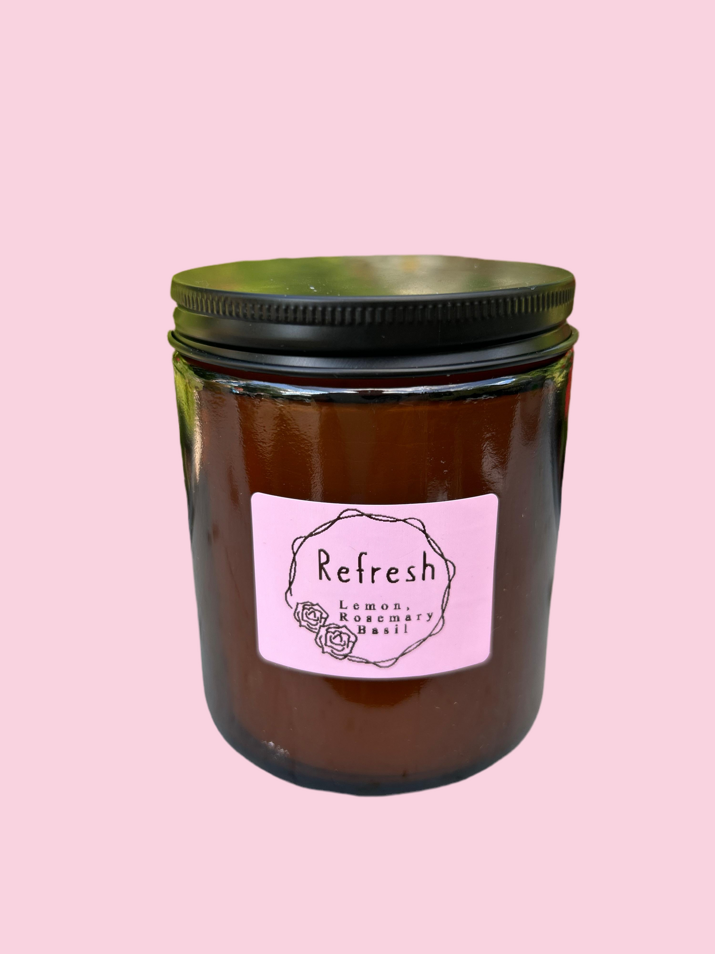 [MADE TO ORDER] Refresh (Lemon, Basil, Rosemary) 8oz jar