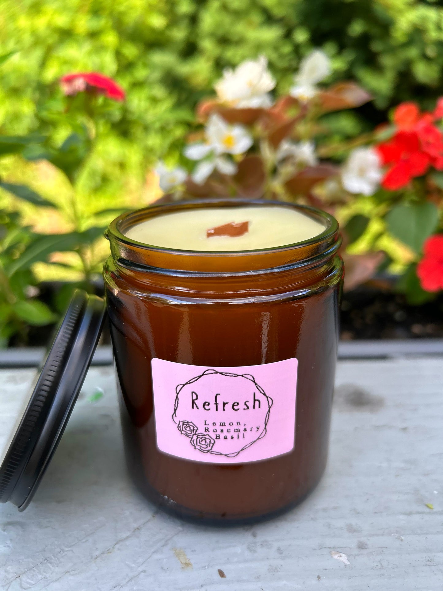 [MADE TO ORDER] Refresh (Lemon, Basil, Rosemary) 8oz jar
