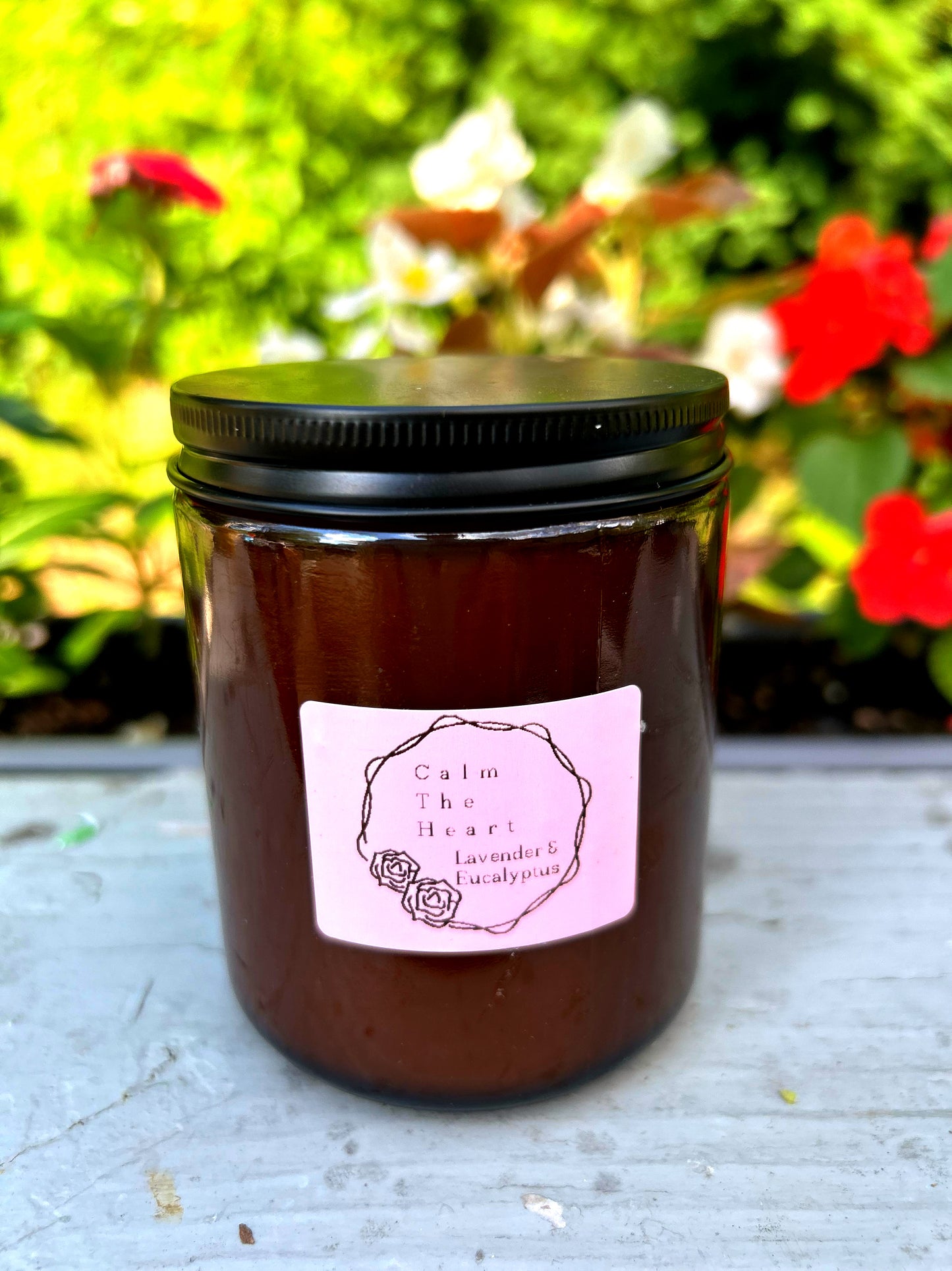 Calm The Heart (Lavender & Eucalyptus) 8oz Jar [MADE TO ORDER]