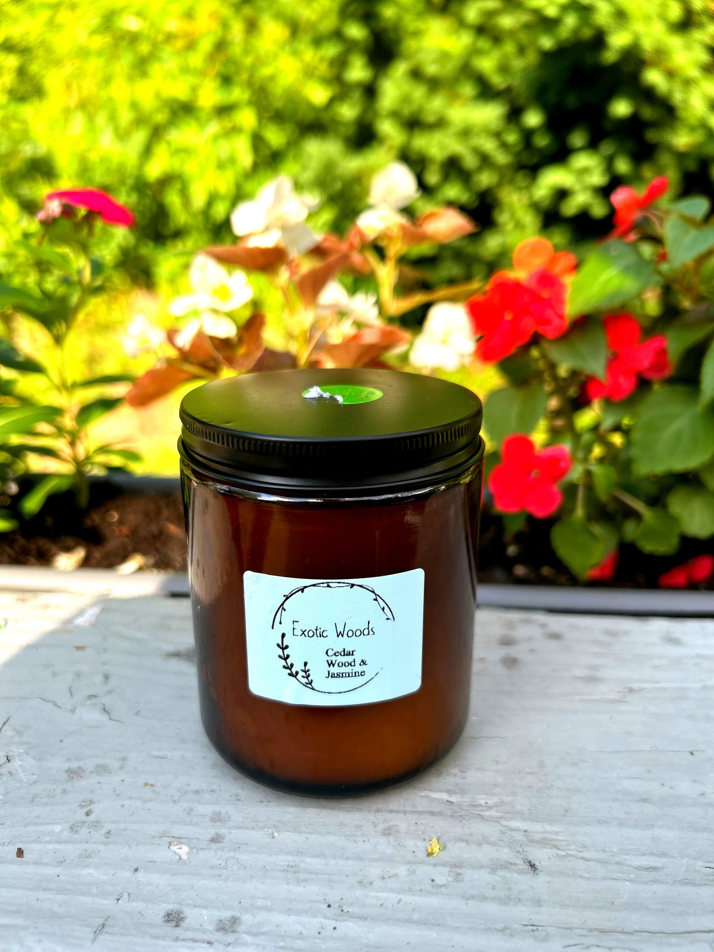 Exotic Woods (Jasmine & Cedar Wood ) 8oz Jar [MADE TO ORDER]